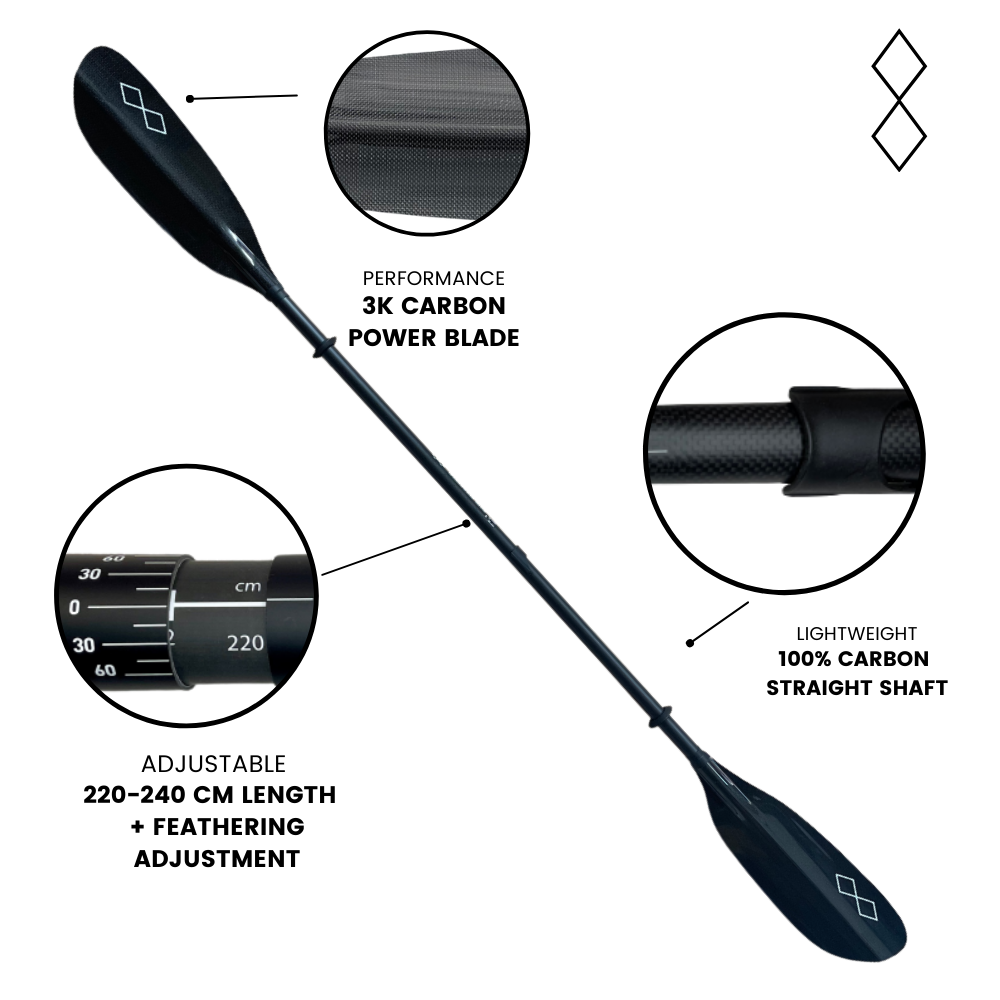 Adjustable Kayak Paddle Carbon