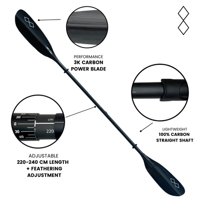 Adjustable Kayak Paddle Carbon