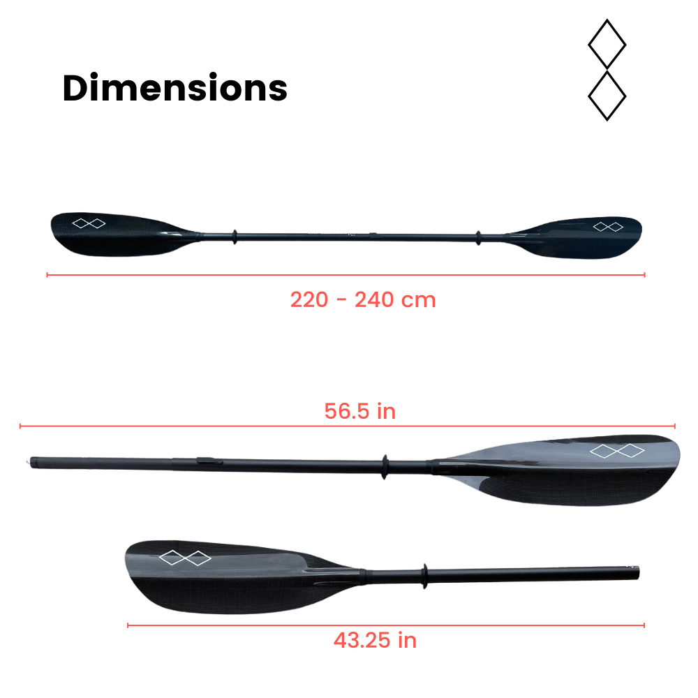 Adjustable Kayak Paddle Carbon