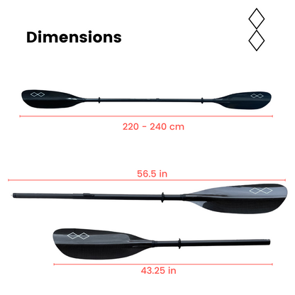 Adjustable Kayak Paddle Carbon